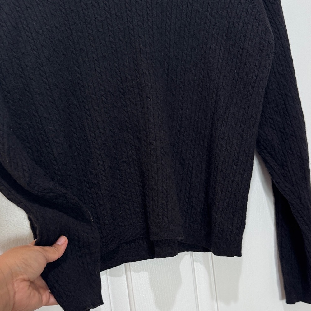 Pendleton Black Knit Pullover - image 3